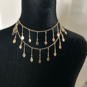 Elegant Gold Choker Necklace